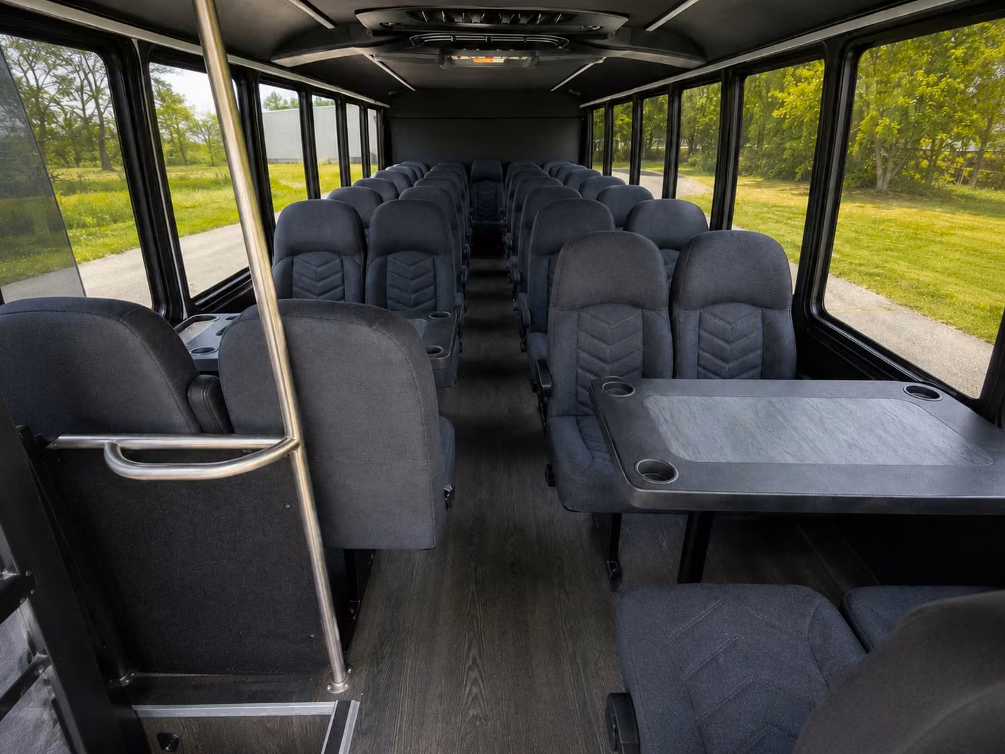 15 passenger minibus inside