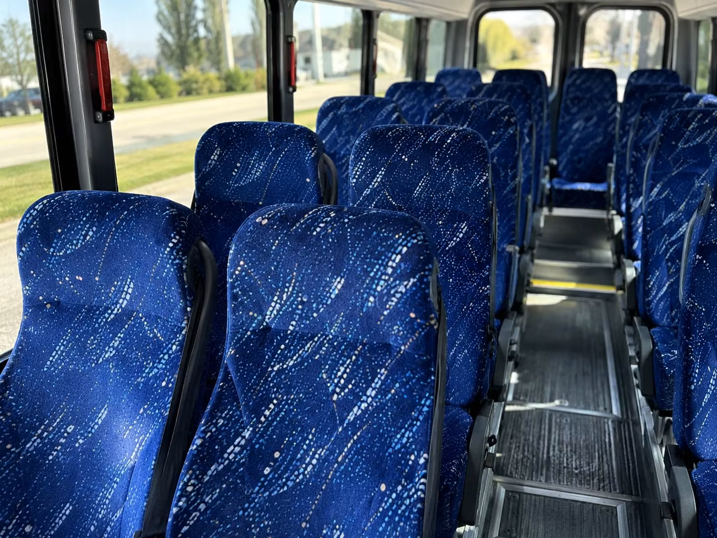 15 passenger minibus interior