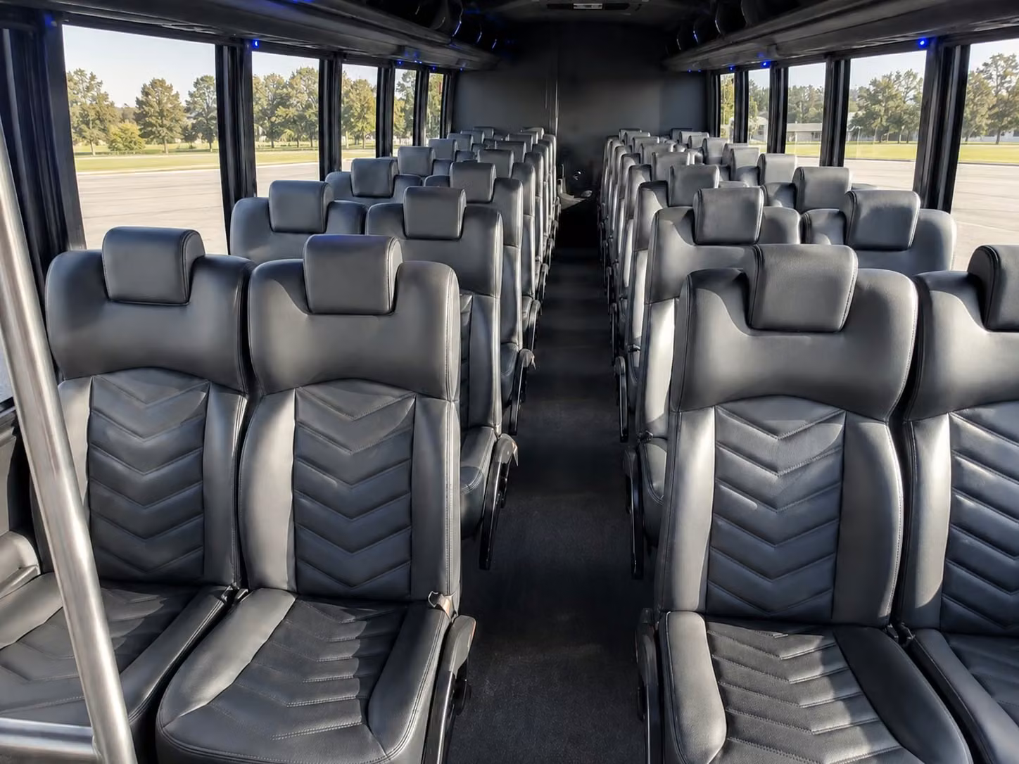 18 passenger minibus inside
