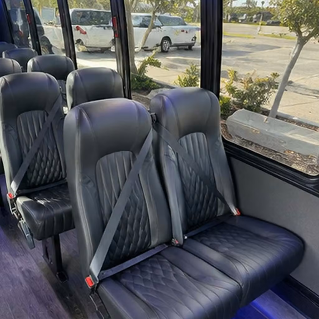 28 passenger minibus inside