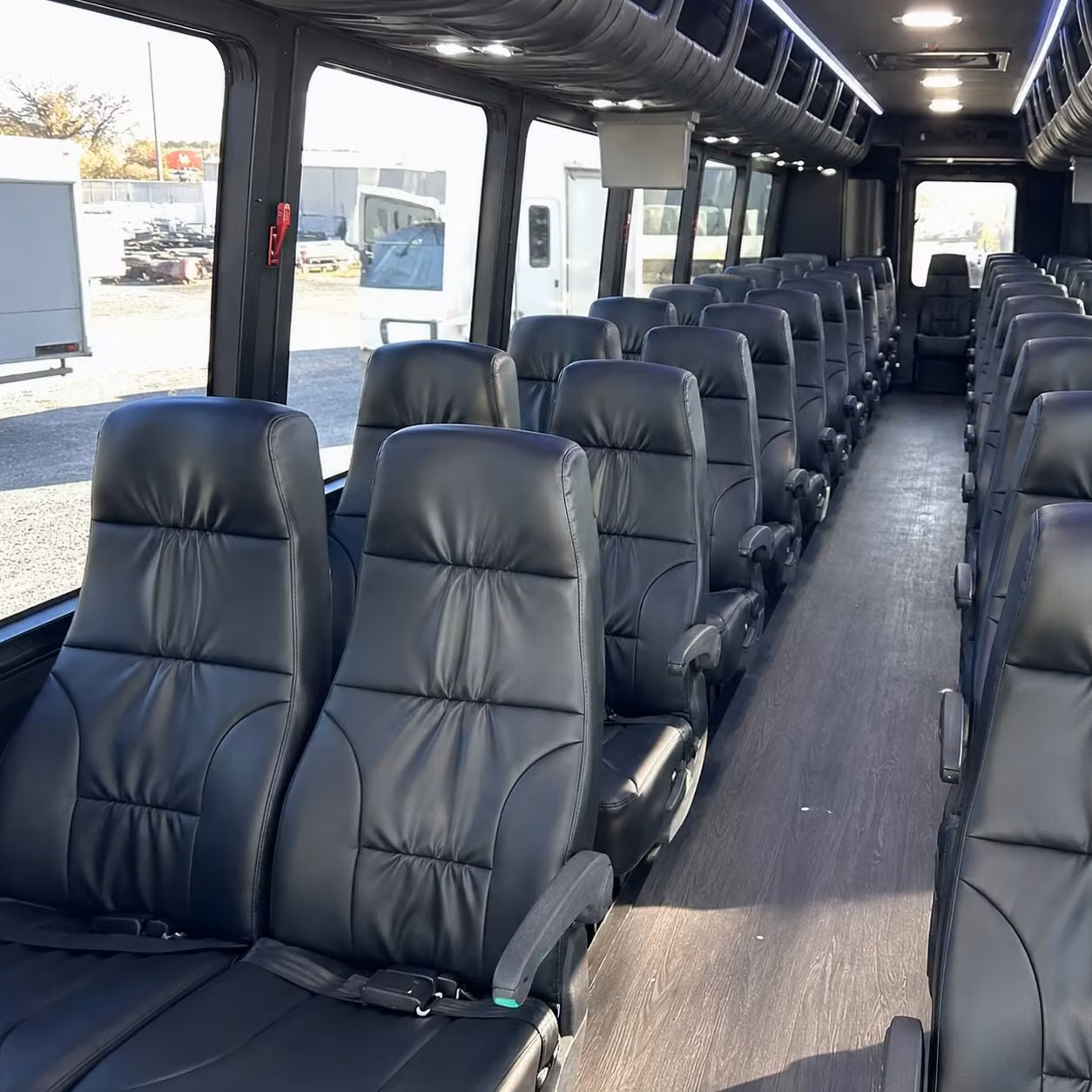 28 passenger minibus interior