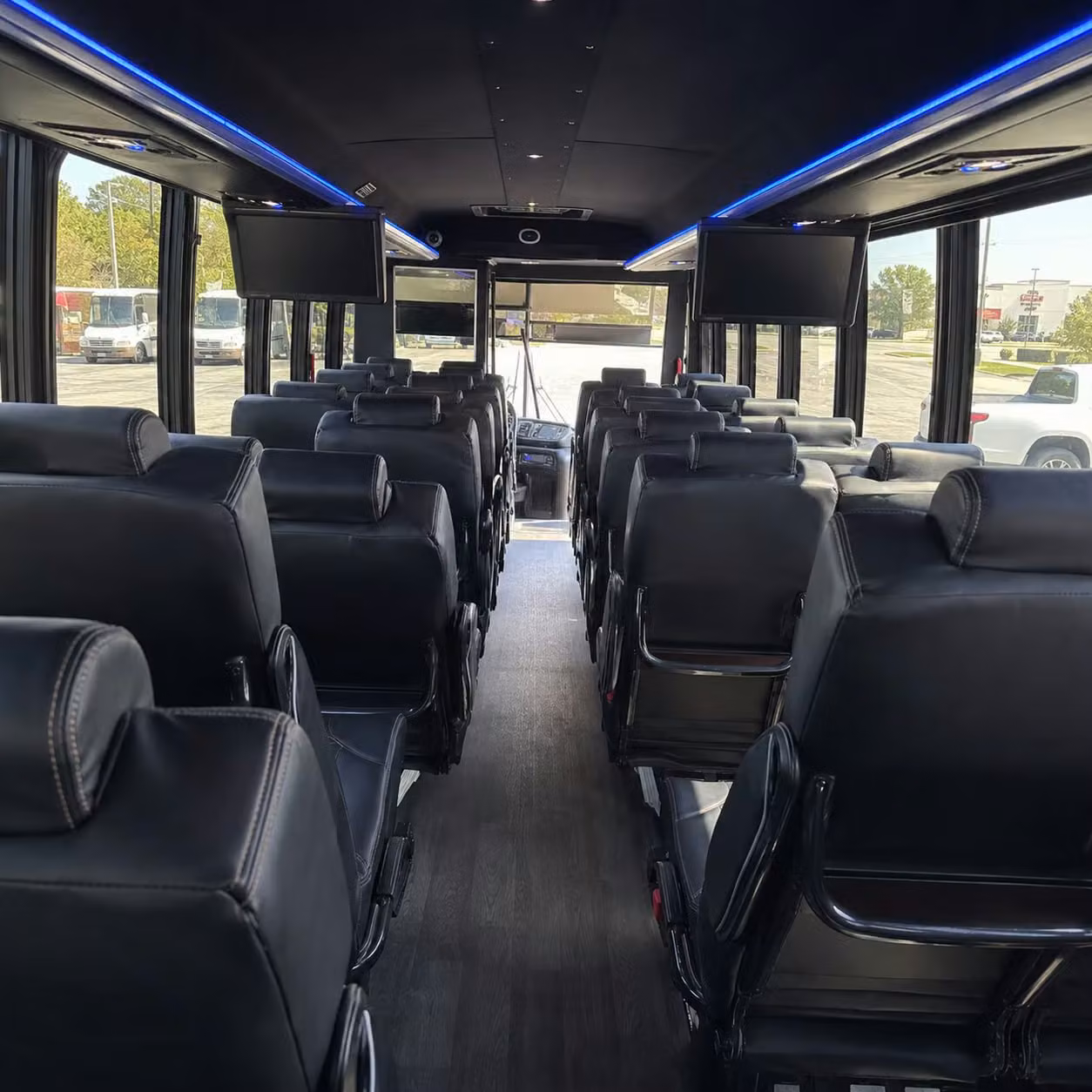 30 passenger minibus interior