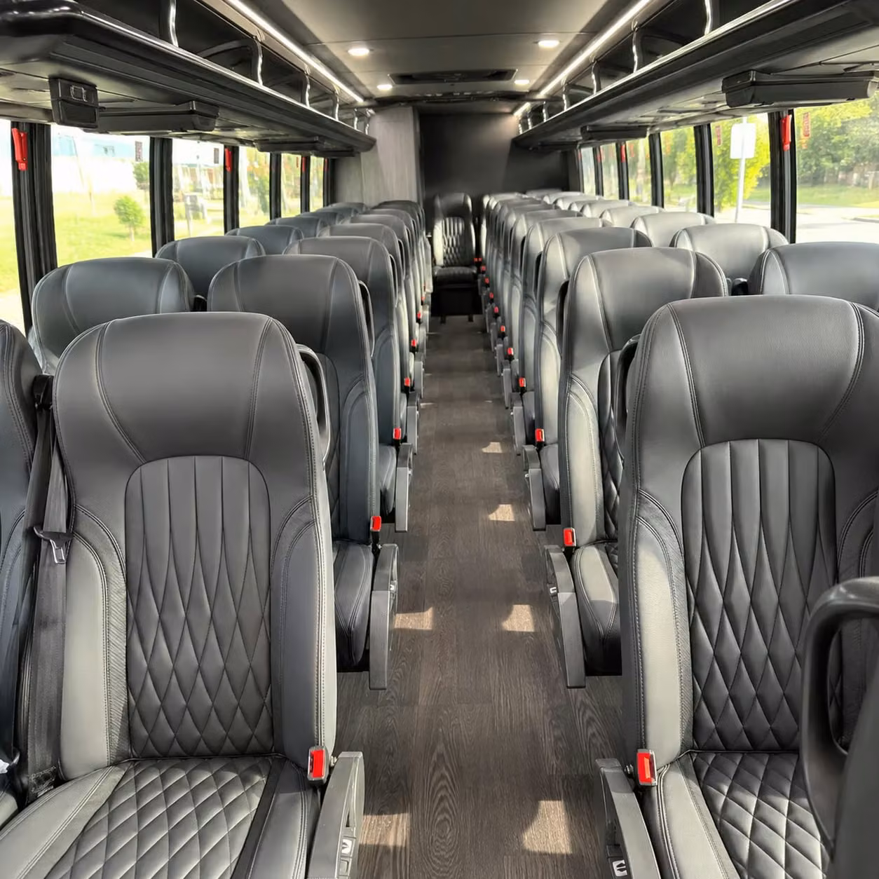 35 passenger minibus inside