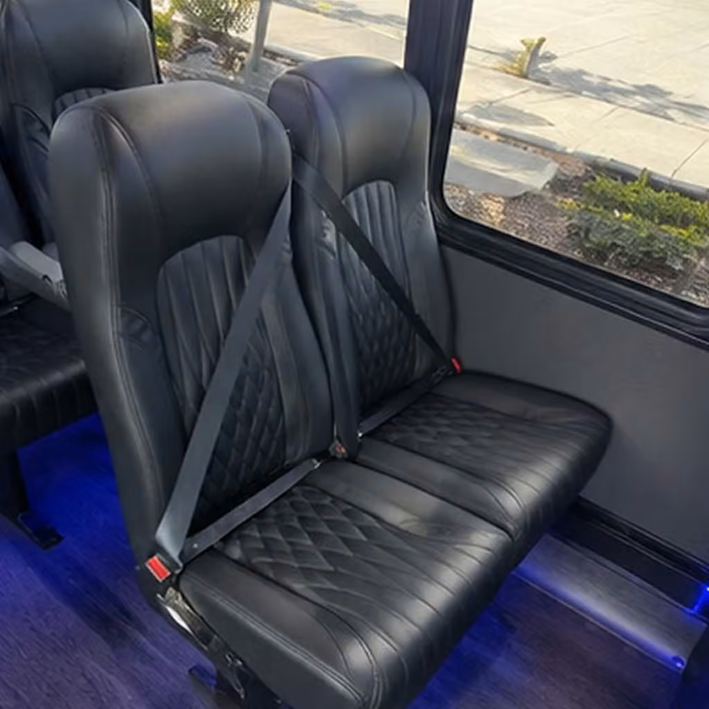 35 passenger minibus interior