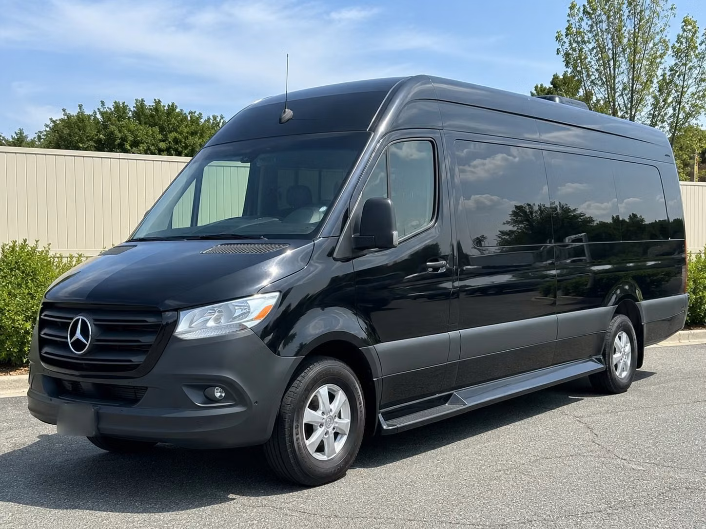 sprinter van with driver